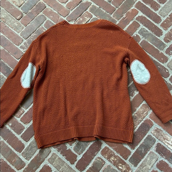 BDG Orange Cable knit Oversized Crew Neck Sweater - Picture 5 of 5